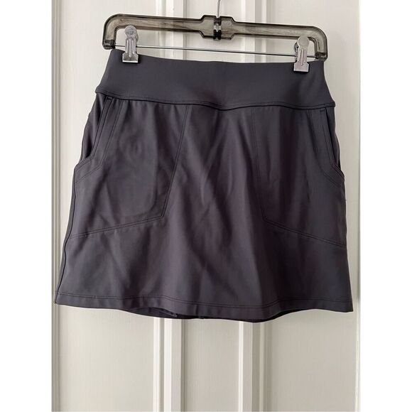 Royal Robbins charcoal gray mini skirt XS - Picture 1 of 5